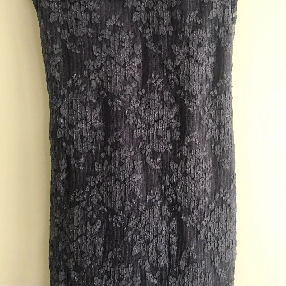Free People Navy Lace Bodycon Minidress